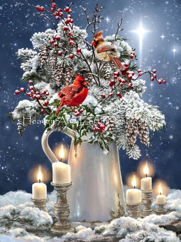 Candle Light Christmas Material Pack - Click Image to Close